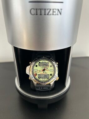 Vintage Citizens Dive Watch Aqualand Duplex